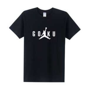 goku air jordan meme black t shirt